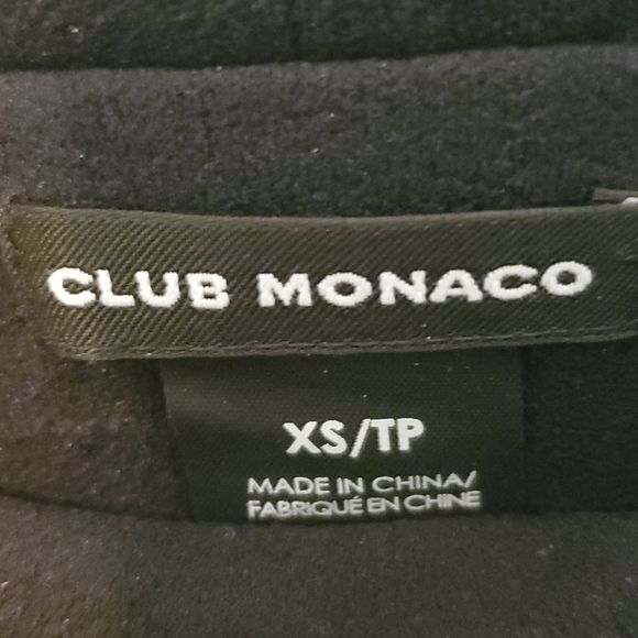 Club Monaco black off-the-shoulder top xs - Picture 3 of 3